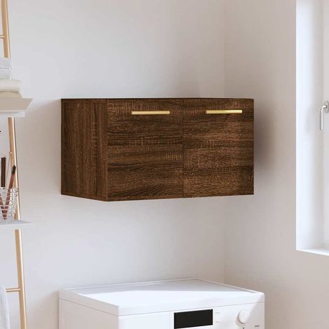 Wandschrank Braun Eichen-Optik 60x36,5x35cm Holzwerkstoff