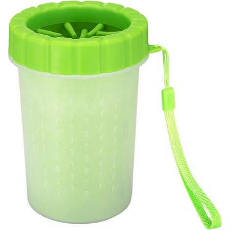 Nettoyeur de pattes pour chien, accessoire indispensable pour votre compagnon, gobelet 2 en 1 pour animaux, nettoyeur de pattes boueuses, équipement d'exercice pour chien, nettoyeur de pattes pour ani (1/5)