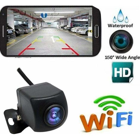Caméra de recul sans fil HD WiFi – Vision nocturne 5-10M – Angle de vision 120° à 150° – Étanchéité IP67 – Compatible iOS et Android (1/5)