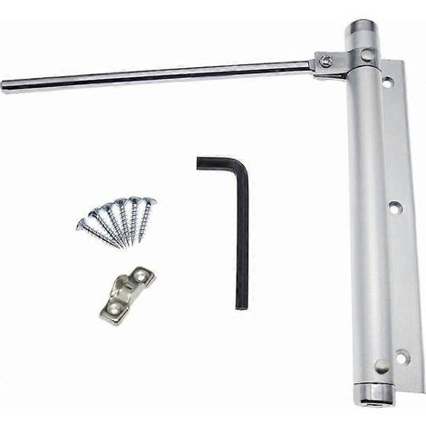 Veerdeurdranger van aluminiumlegering, verstelbare opbouwdeurdranger, automatisch sluitmechanisme, 45 kg (1 stuk) (1/5)