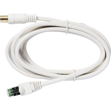 Cordon RJ45-Coax Grade 3 - 2 mètres