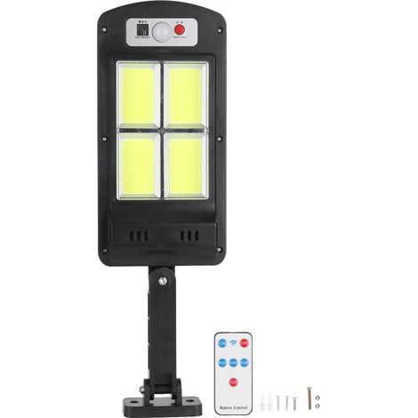Lampe Solaire Led Murale Rotative 3 Modes Capteur Mouvement Télécommande Éclairage Extérieur Cour Jardin (1/5)