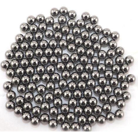 400 billes en acier au carbone de 6 mm, petites billes en acier massif, roulements à billes de précision (1/5)