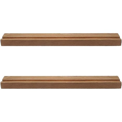 supports pour disques vinyles, présentoir en bois, support moderne pour disques.-31.75X4.45X1.80CM-As Shown