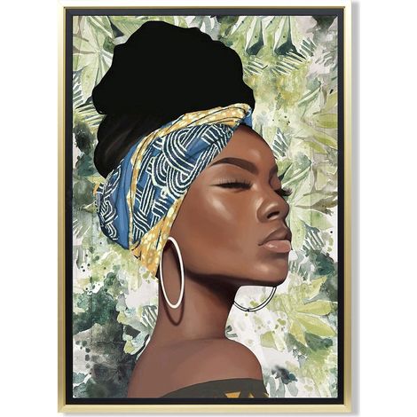 Signes Grimalt Table de mur Adorno  Tableau des femmes africaines 65x4x45cm 28065 (1/3)