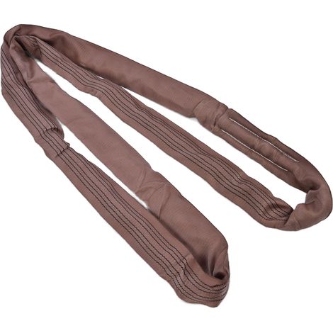 6-Tonnen-Endlos-Hebeschlinge PES rund, weiches Gewebe, Kranbefestigungszubehör, 85 mm breit, 4 Meter (1/5)