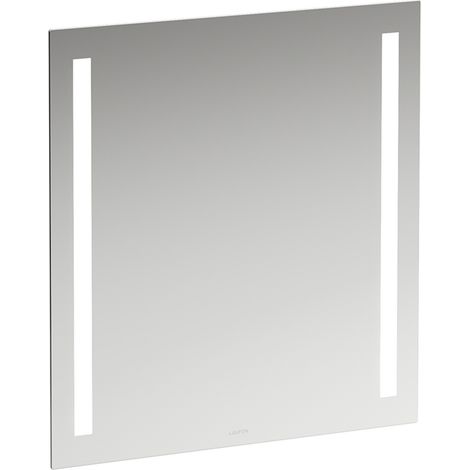 LAUFEN LANI espejo, dos luces integradas verticalmente, (1/3)