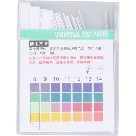 100 universelle pH-Teststreifen, präzise Messung von 0-14, professionell für Kosmetik, Trinkwasser, Boden (1/5)
