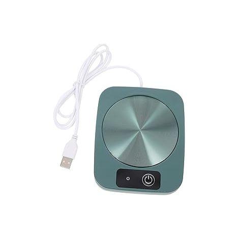 Porte-tasse chauffant multifonction 5 vitesses USB, réchaud de boisson intelligent, surface stable, idéal pour bureau et maison, cadeau pratique (1/3)