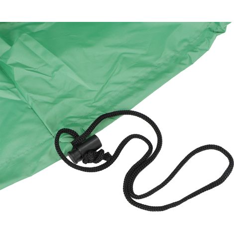 Housse de Protection pour Piscine et Bac à Sable - 190T Polyester Argenté - Vert - 200 x 200 x 20cm - 1 Pièce (1/5)