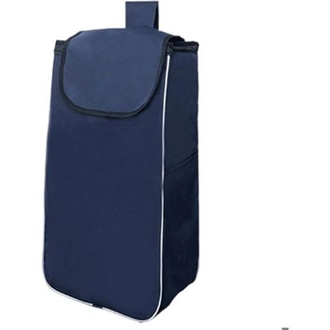 Sac de rangement de rechange pour chariot de courses, grande capacit��, imperm��able et durable pour la maison ou le bureau.