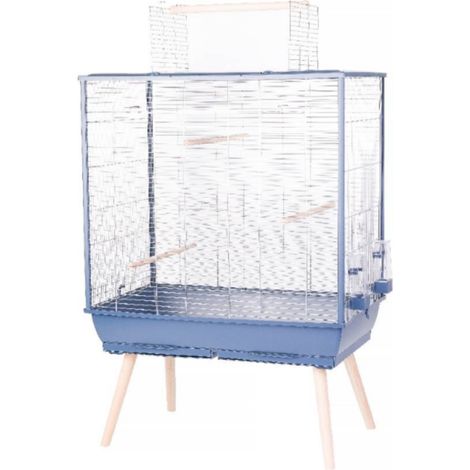Zolux Neolife Jaula Azul para Periquitos Diseño Escandinavo