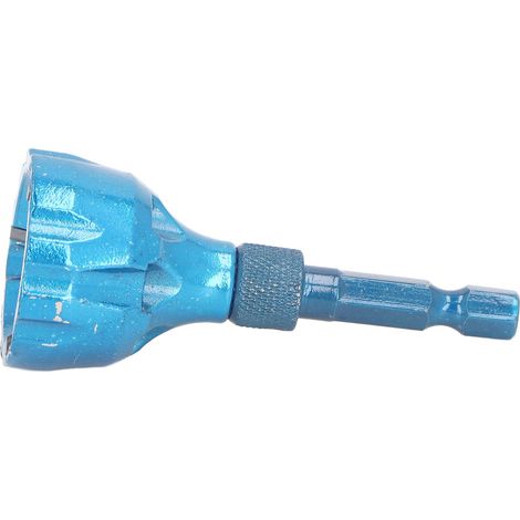 Outil d'ébavurage 3 lames carbure pour chanfreinage externe, élimination des bavures sur métal, fibre de verre et plastique dur (1/5)