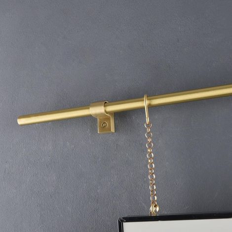 Kit de tringle galerie en laiton, robuste pour cadres photo, rail (1/5)