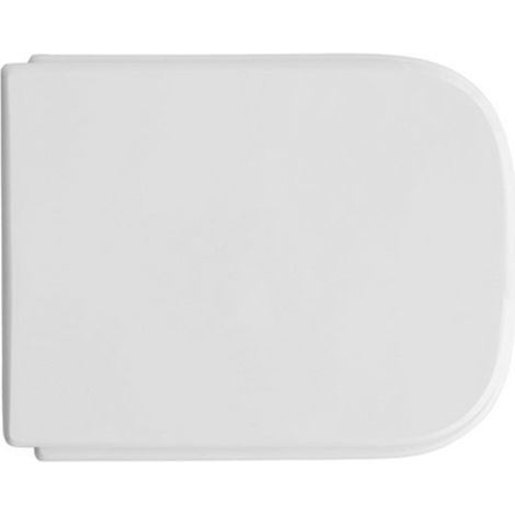 Abattant WC pour vase Azzurra Iris/Jasmine 40-42x35,2 cm avec charnie'res re'glables en bois stabilise' moule' en polyester (1/4)