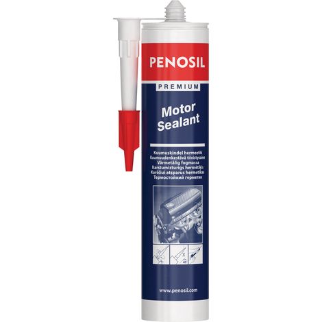 Sigillante per motori PREMIUM rosso siliconico ad alta temperatura 999001 300 ml