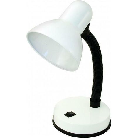 LAMPADA DA SCRITTOIO E27 CHARLESTON BIANCO