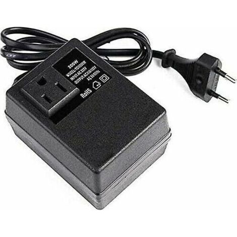 Transformateur 220V à 110V, 200W, avec prise européenne, pour une tension réduite...DEBUNS (1/4)