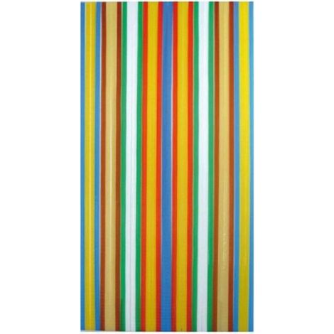 - Rideau de porte polyéthylène Antilles multicolore 120x220 cm (1/4)