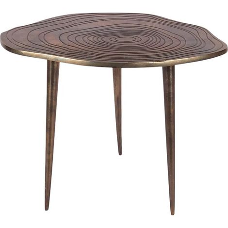 Table d'appoint aluminium 40x50x35cm (1/4)