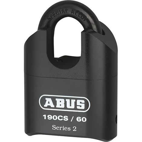 ABUS 51555 190/60 60mm Heavy-Duty Combination Padlock Closed Shackle 4-Digit
