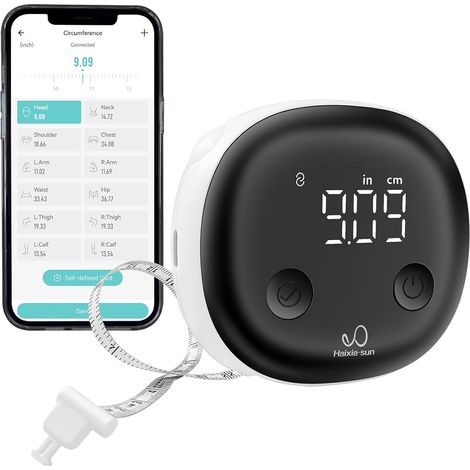 Mètre Ruban Intelligent Analyse du BMI/Graisse Corporelle via Bluetooth (1/5)