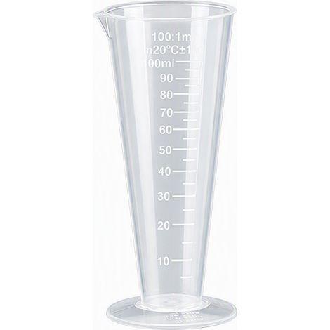 Verre doseur gradué en plastique alimentaire, 100 ml (1/5)