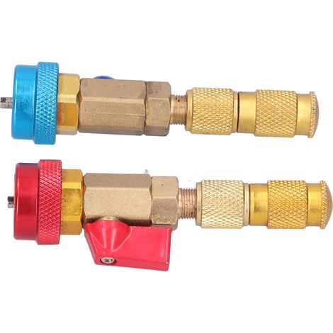 2 pièces outil démontage et pose valve climatisation réglable coupleur haut et bas pour R134 R12 (1/5)