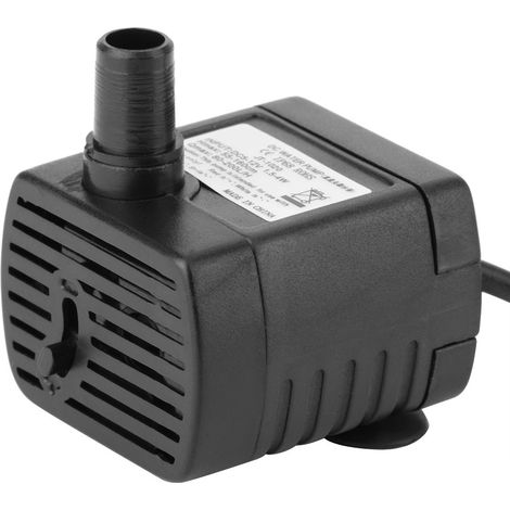 Pompe à eau miniature à moteur sans balais CC réglable USB 5V 0,5 m 150 L/h pour piscine submersible hydroponique (1/5)