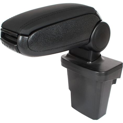 Set bracciolo in ecopelle nera per Ford Focus III Mk3 2011 + kit di installazione (1/2)