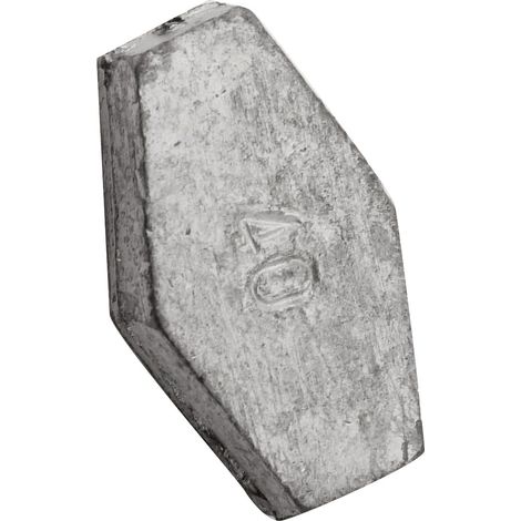 Paladin Angelblei Sechskantblei 30 g mit Loch 3 Stück Angelblei