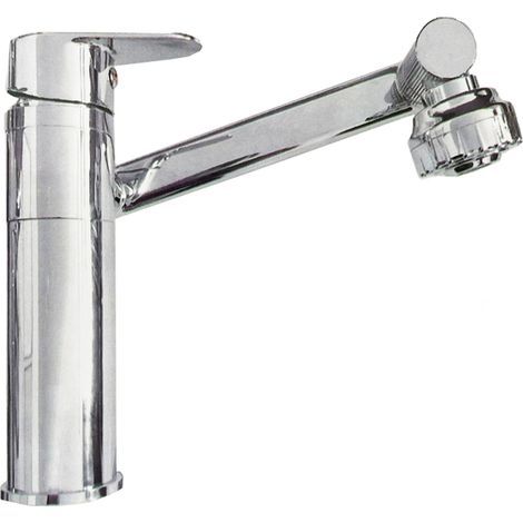 Rubinetto Bagno Girevole 360 Gradi Miscelatore Doccetta Doppio Areatore 1802 (1/5)