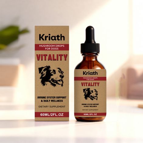 Gouttes de complément alimentaire quotidien doux pour chiens - 60 ml (1/5)