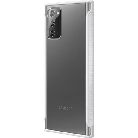 Samsung Galaxy Note 20 Hülle, transparent, weiß