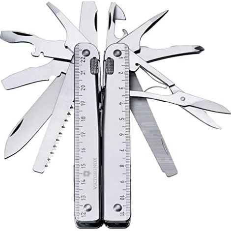 Victorinox Swiss Tool X alicate multiherramienta para bolsillo 23 herramientas Gris