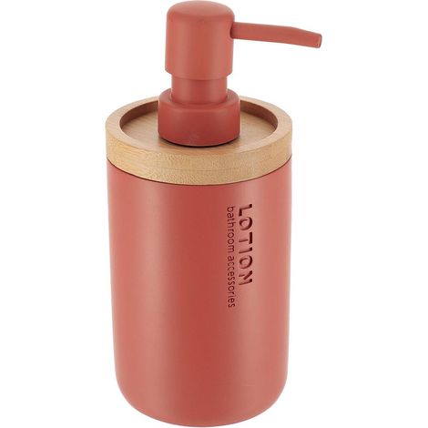 Dispenser di sapone in poliresina 280 ml - terracotta - Tendance