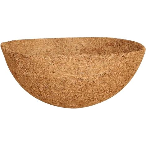 Doublure artisanale respirante en fibre de coco, accessoires jardin suspendus écologiques (1/4)