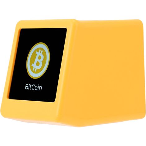 Bitcoin-LED-Digitaluhr mit Anzeige von Wetter, Temperatur und Luftfeuchtigkeit, Geschenk für Männer, Frauen und Freunde (1/5)