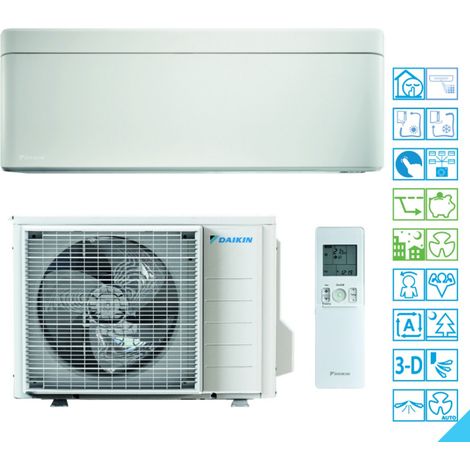 Climatizzatore Monosplit Reversibile Daikin Stylish A+++ 15000 BTU / 4.2 kW Inverter Wi-Fi (FTXA42CW + RXA42A)