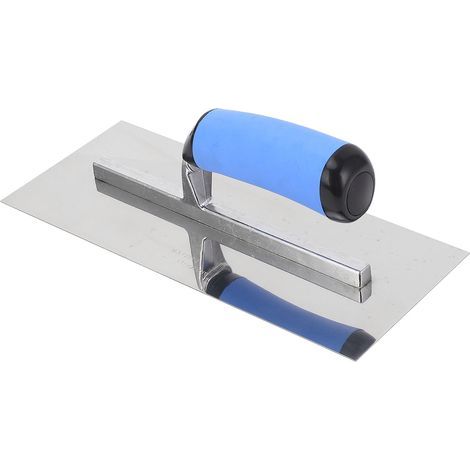 Truelle pour cloisons sèches, poignée ergonomique, finition de maçonnerie en acier inoxydable épaissi (1/5)