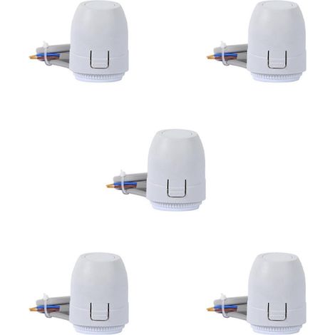 Collecteur d'actionneur thermique électrique 5X pour chauffage au sol NC AC 230 V, thermostat de chauffage au sol (1/5)