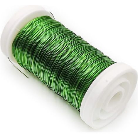 Blumendraht – Glatt – Grün – 100 m