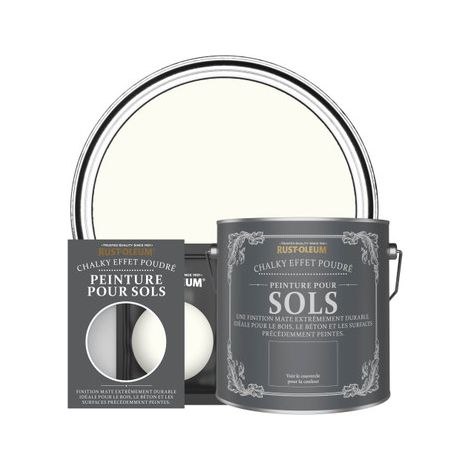 Peinture pour Sols Chalky - Porcelaine (1/3)