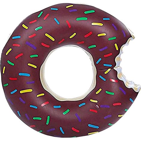 Aufblasbarer Schwimmring in Donutform für Innen- und Außenpools – für Kinder und Erwachsene – 1 Stück (1/5)