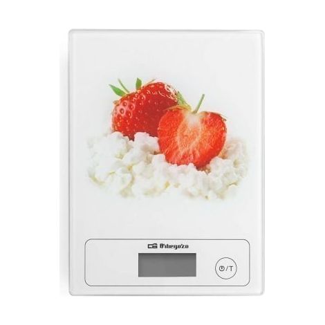 Elektronische Küchenwaage orbegozo pc 1018/ bis zu 5kg/weiß