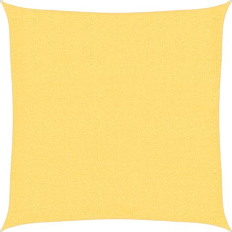Parasol - Parasol de Jardin Voile d'ombrage en PEHD carré 3,6 x 3,6 m Beige BV160981 - BonneVie (1/5)