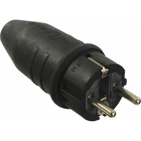 Gummistecker Schutzkontaktsystem bis 2,5mm² 230V 16A IP44