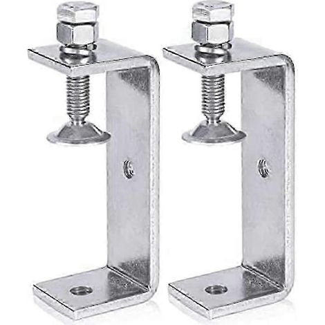 Serre-joints métalliques robustes, serre-joints de type C pour le travail du bois, grand diamètre (120 mm), paquet de 2. (1/5)
