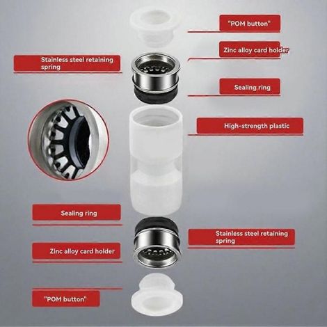 Connecteur Pneumatique - PTFE - Pour Imprimantes 3D - Filament 1,75 mm - Lot de 10 (1/5)