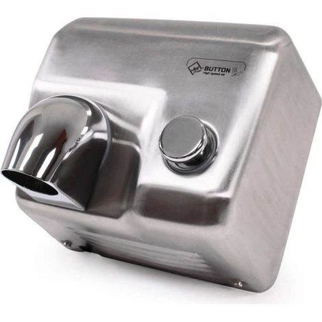 Jet Dryer Asciugamani automatici - Asciugamani elettrico Jet Dryer BUTTON, copertura in acciaio inox 8596220009272